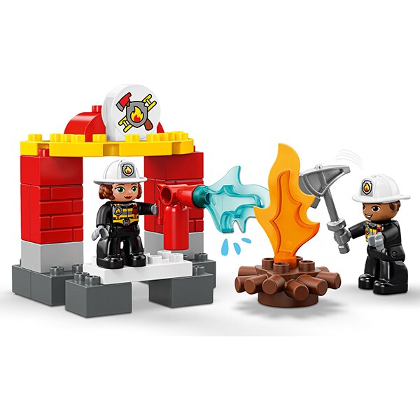 LEGO DUPLO: Statie de pompieri 10903, 2 ani+, 21 piese