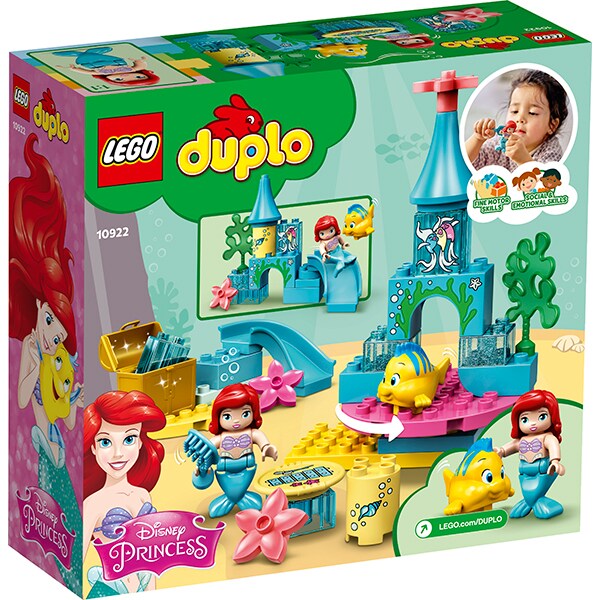 LEGO DUPLO: Castelul lui Ariel 10922, 2 ani+, 35 piese
