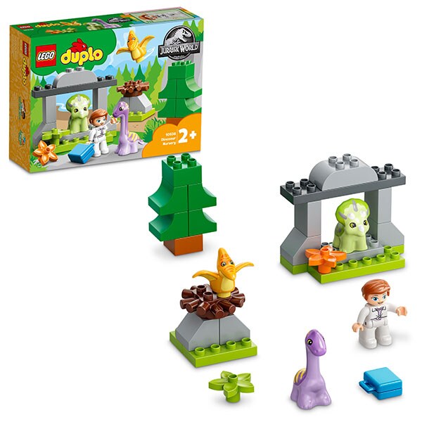 LEGO DUPLO: Incubatorul pentru dinozauri 10938, 2 ani+, 27 piese