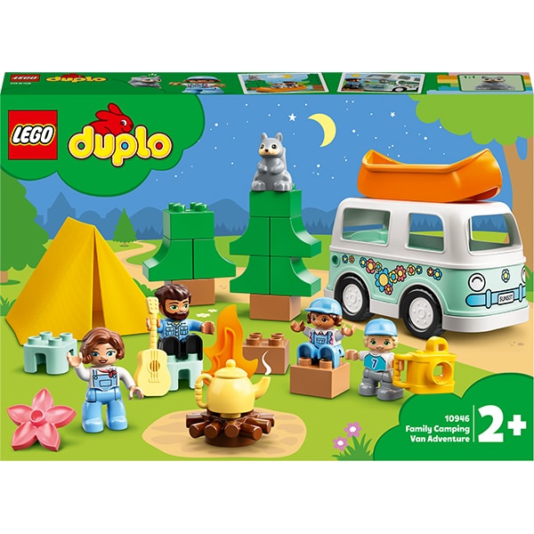 LEGO DUPLO: Aventura cu rulota de vacanta a familiei 10946, 2 ani+, 30 piese