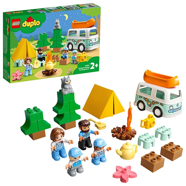 LEGO DUPLO: Aventura cu rulota de vacanta a familiei 10946, 2 ani+, 30 piese