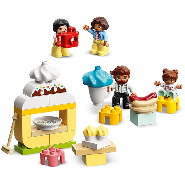 LEGO DUPLO: Parc de distractii 10956, 2 ani+, 95 piese