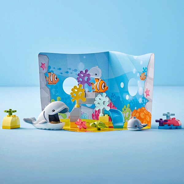 LEGO DUPLO: Animale salbatice din ocean 10972, 2 ani+, 32 piese