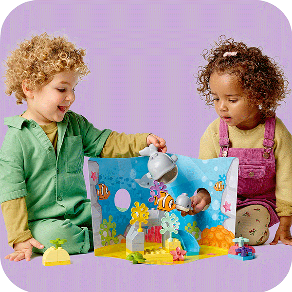 LEGO DUPLO: Animale salbatice din ocean 10972, 2 ani+, 32 piese