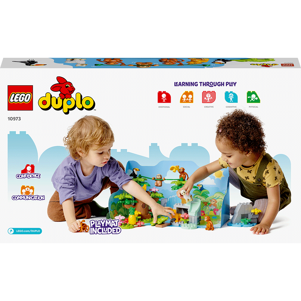 LEGO DUPLO: Animale salbatice din America de Sud 10973, 2 ani+, 71 piese