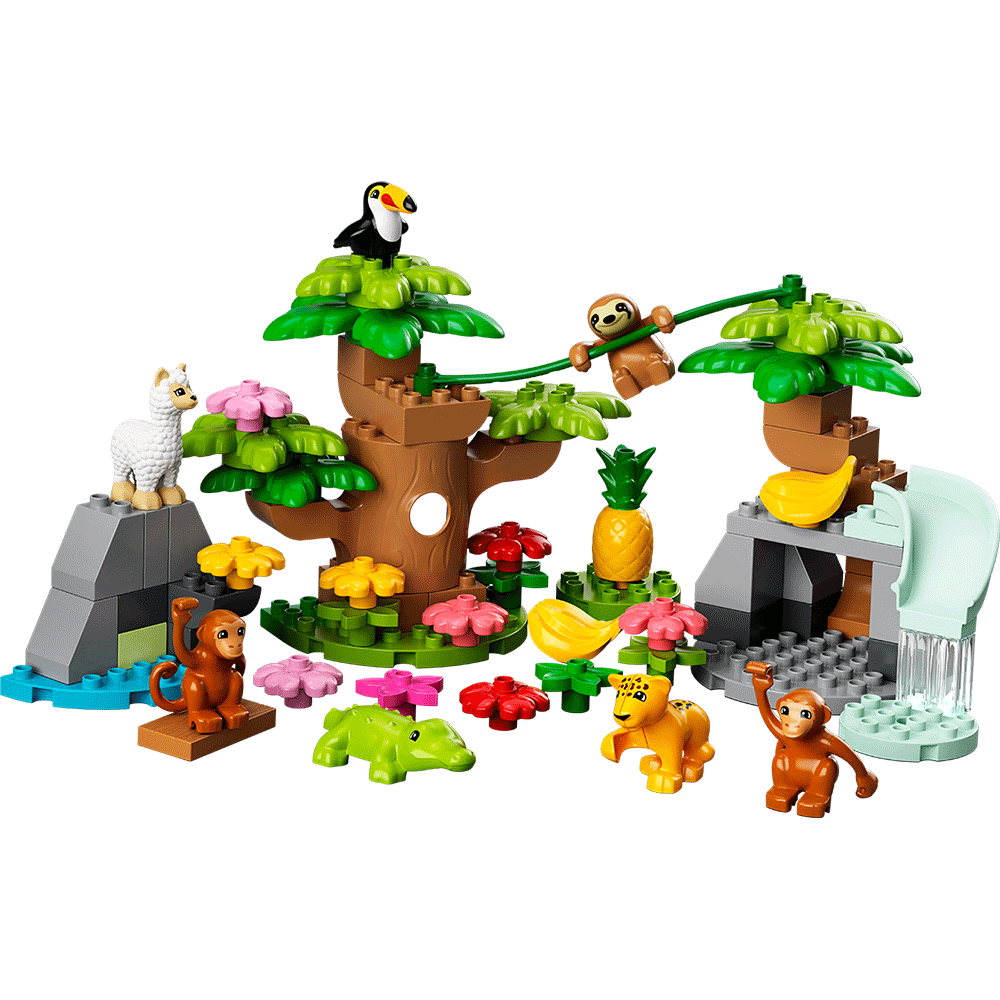 LEGO DUPLO: Animale salbatice din America de Sud 10973, 2 ani+, 71 piese
