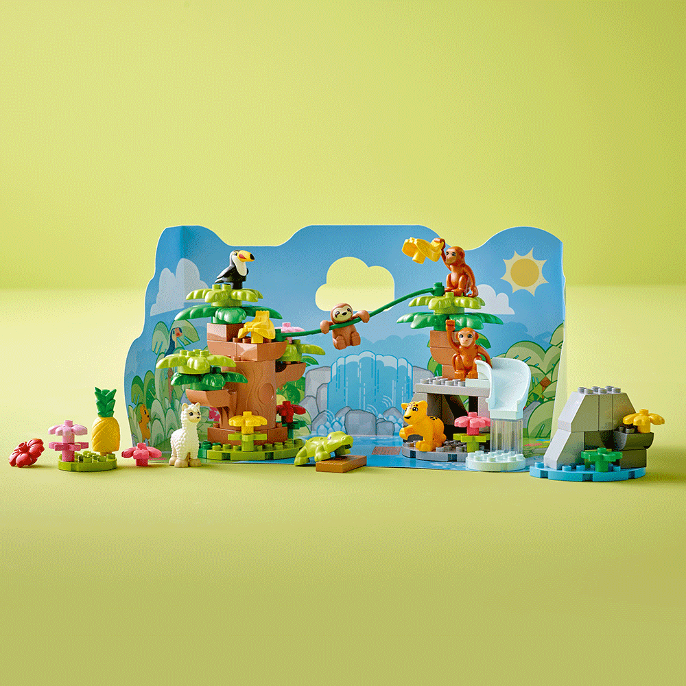 LEGO DUPLO: Animale salbatice din America de Sud 10973, 2 ani+, 71 piese