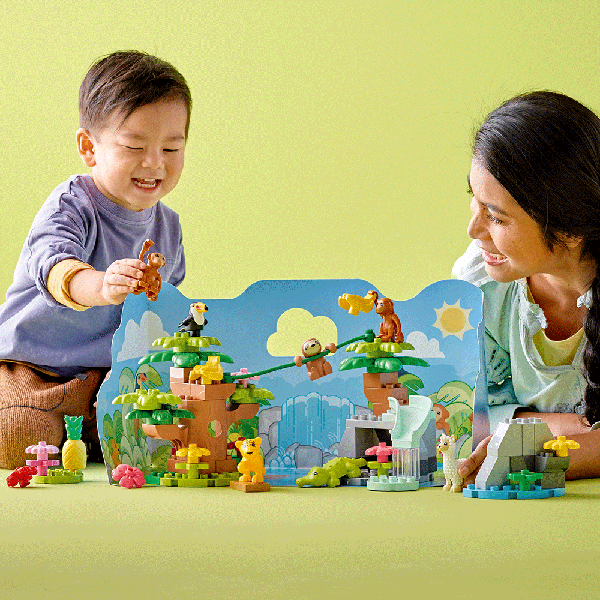 LEGO DUPLO: Animale salbatice din America de Sud 10973, 2 ani+, 71 piese