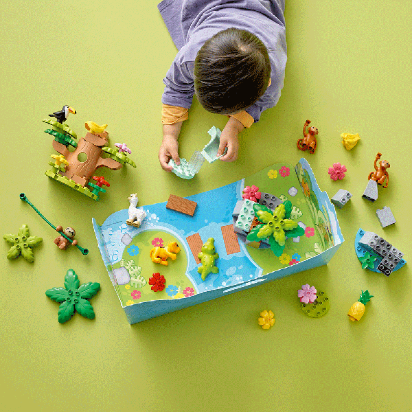 LEGO DUPLO: Animale salbatice din America de Sud 10973, 2 ani+, 71 piese