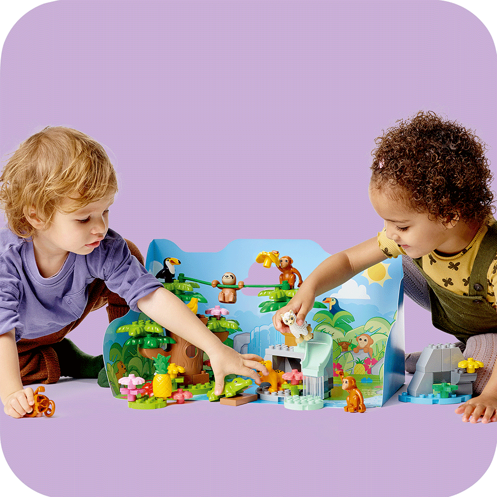 LEGO DUPLO: Animale salbatice din America de Sud 10973, 2 ani+, 71 piese