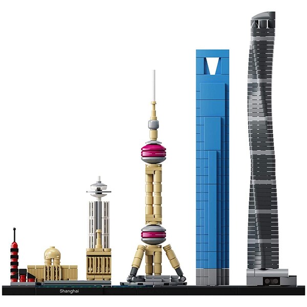 LEGO Architecture: Shanghai 21039, 12 ani+, 597 piese