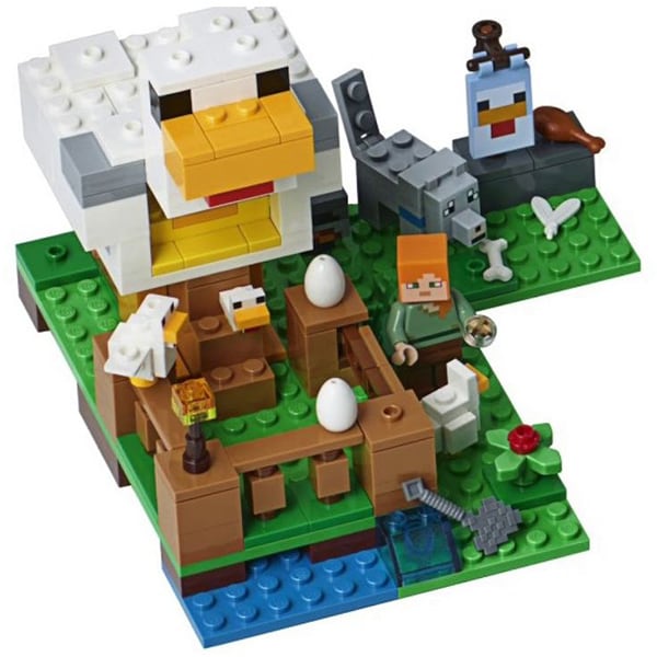 LEGO Minecraft: Cotetul de gaini 21140, 7 - 14 ani, 198 piese