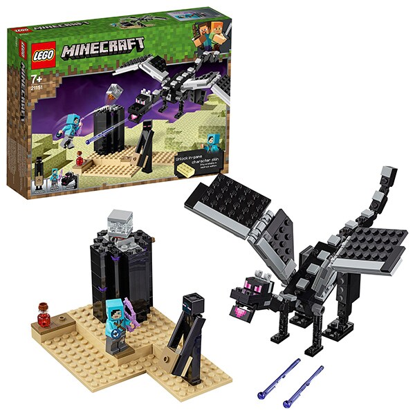 LEGO Minecraft: Batalia finala 21151, 7 ani+, 222 piese