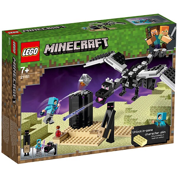 LEGO Minecraft: Batalia finala 21151, 7 ani+, 222 piese