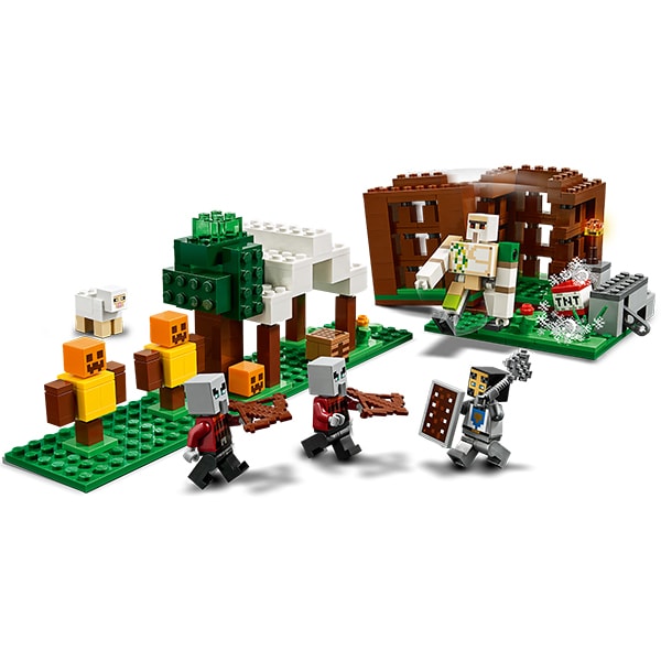 LEGO Minecraft: Pillager Outpost 21159, 8 ani+, 303 piese