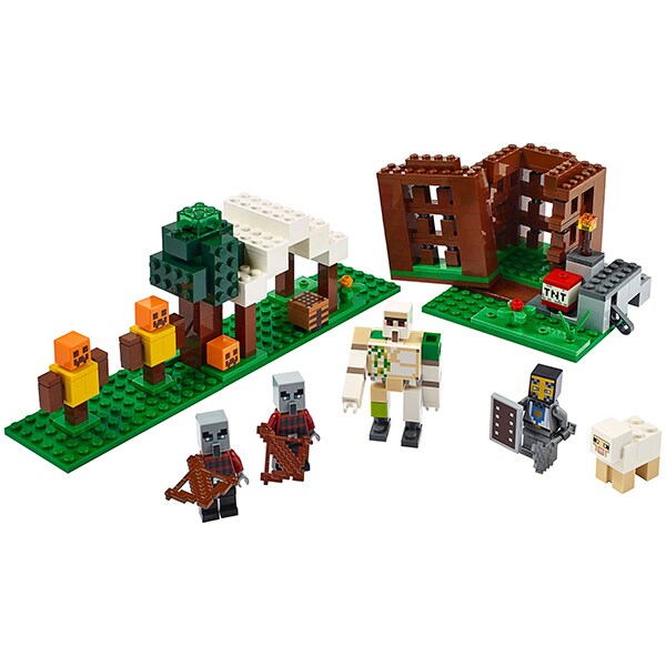 LEGO Minecraft: Pillager Outpost 21159, 8 ani+, 303 piese