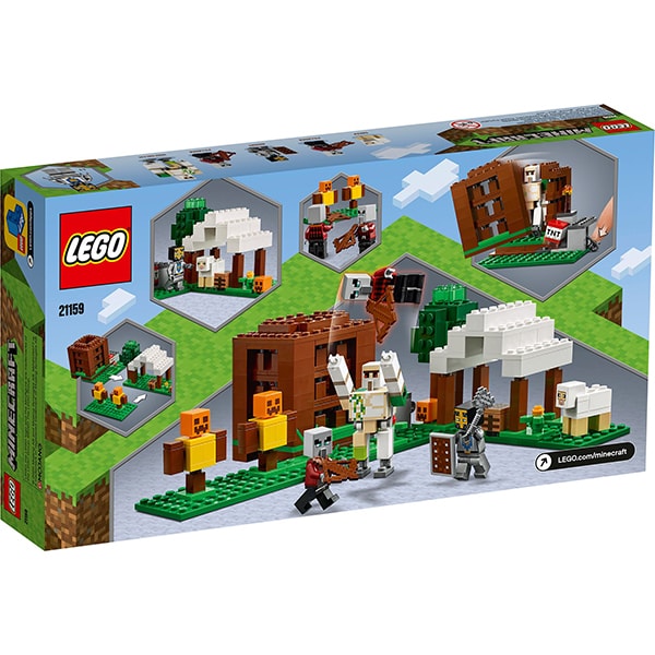 LEGO Minecraft: Pillager Outpost 21159, 8 ani+, 303 piese