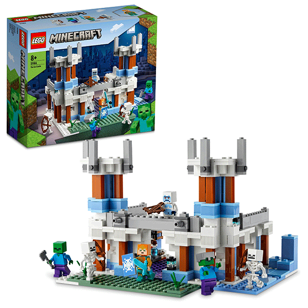 LEGO Minecraft: Castelul de gheata 21186, 8 ani+, 499 piese
