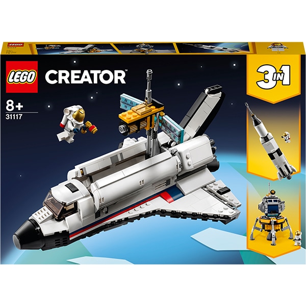 LEGO Creator: Aventura cu naveta spatiala 31117, 8 ani+, 486 piese