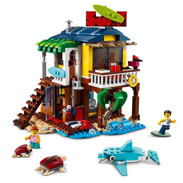 LEGO Creator: Casa de pe plaja a surferilor 31118, 8 ani+, 564 piese