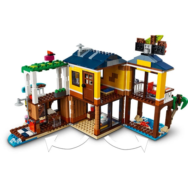 LEGO Creator: Casa de pe plaja a surferilor 31118, 8 ani+, 564 piese