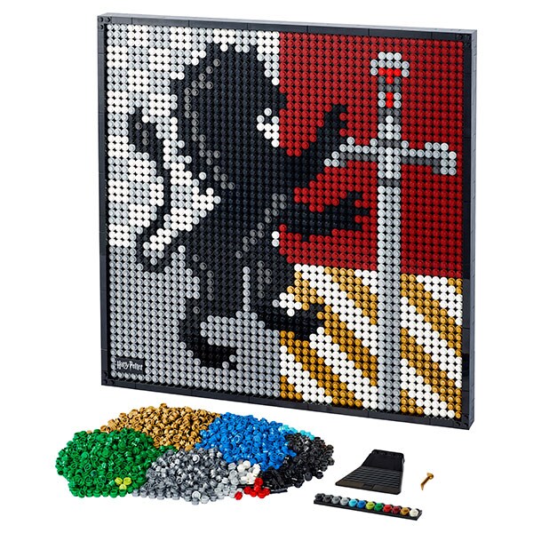 LEGO Art: Harry Potter Hogwarts Crests 31201, 18 ani+, 4249 piese