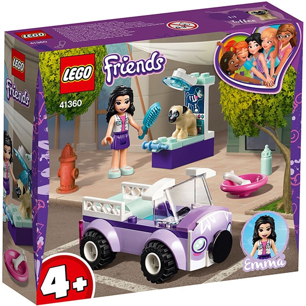 LEGO Friends: Clinica veterinara mobila a Emmei 41360, 4 ani+, 50 piese 