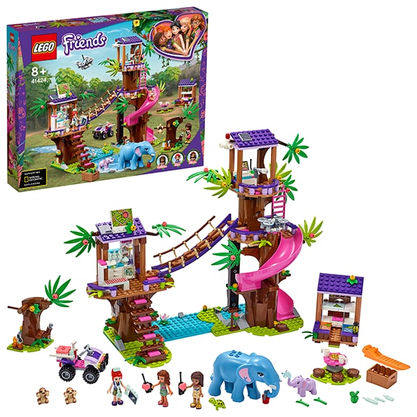 LEGO Friends: Baza de salvare din jungla 41424, 8 ani+, 648 piese