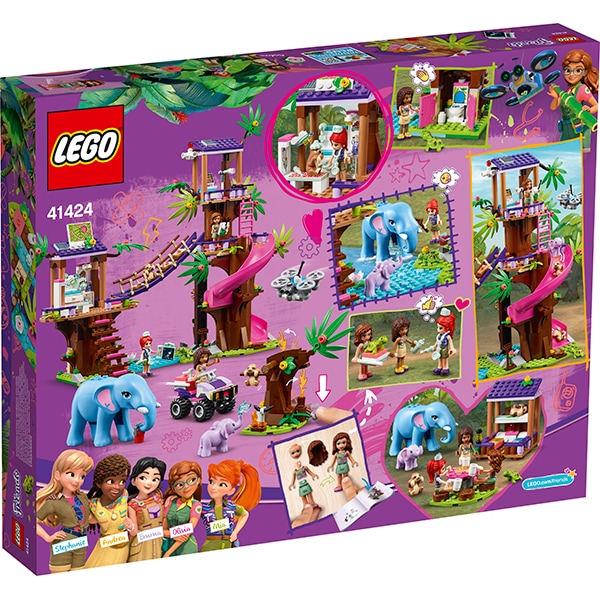 LEGO Friends: Baza de salvare din jungla 41424, 8 ani+, 648 piese