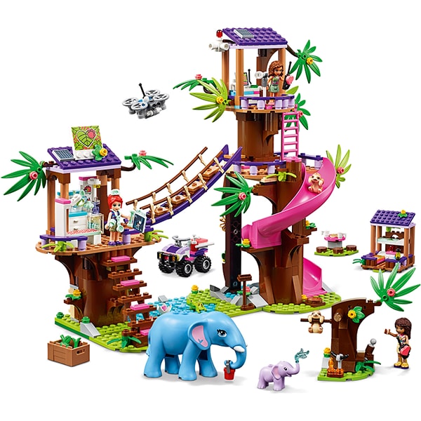 LEGO Friends: Baza de salvare din jungla 41424, 8 ani+, 648 piese