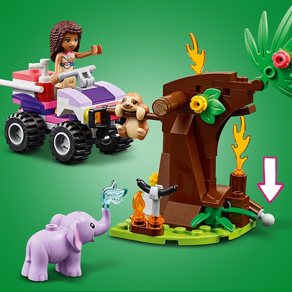 LEGO Friends: Baza de salvare din jungla 41424, 8 ani+, 648 piese