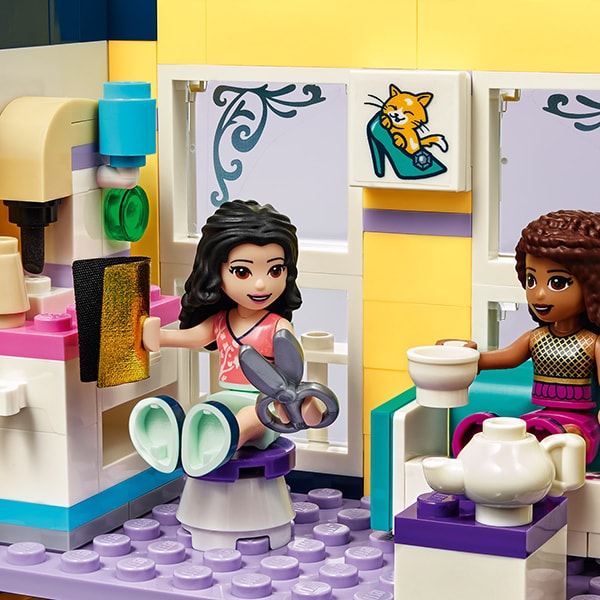 LEGO Friends: Casa de moda a Emmei 41427, 6 ani+, 343 piese