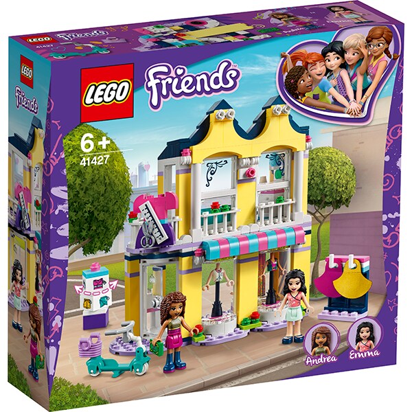 LEGO Friends: Casa de moda a Emmei 41427, 6 ani+, 343 piese