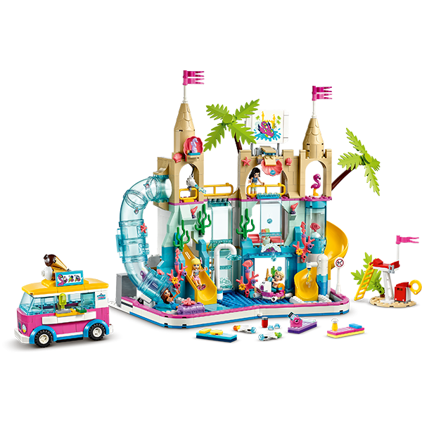 LEGO Friends: Parc acvatic distractiv 41430, 8 ani+, 1001 piese