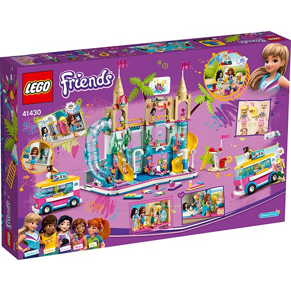 LEGO Friends: Parc acvatic distractiv 41430, 8 ani+, 1001 piese