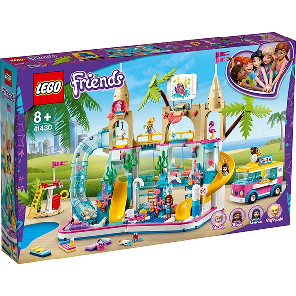 LEGO Friends: Parc acvatic distractiv 41430, 8 ani+, 1001 piese