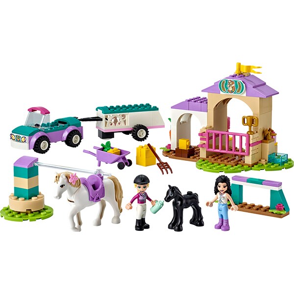 LEGO Friends: Remorca si dresaj de cai 41441, 4 ani+, 148 piese