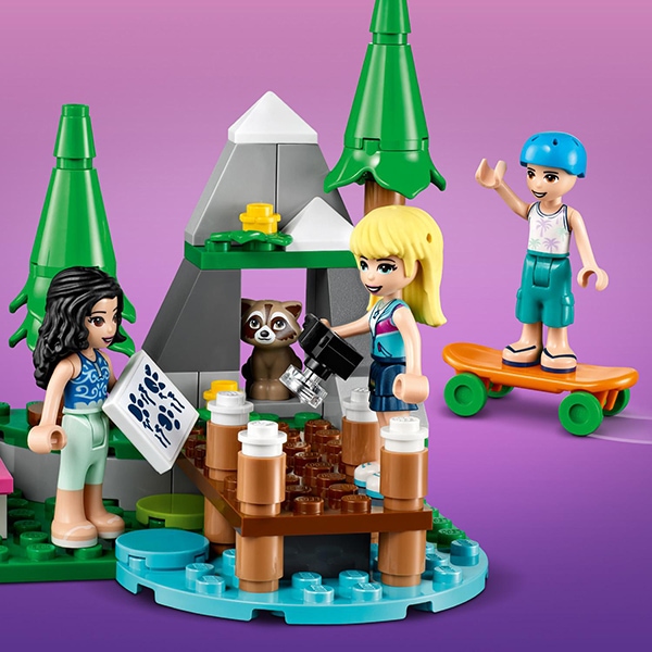 LEGO Friends: Furgoneta de camping si barca cu panze 41681, 7 ani+, 487 piese