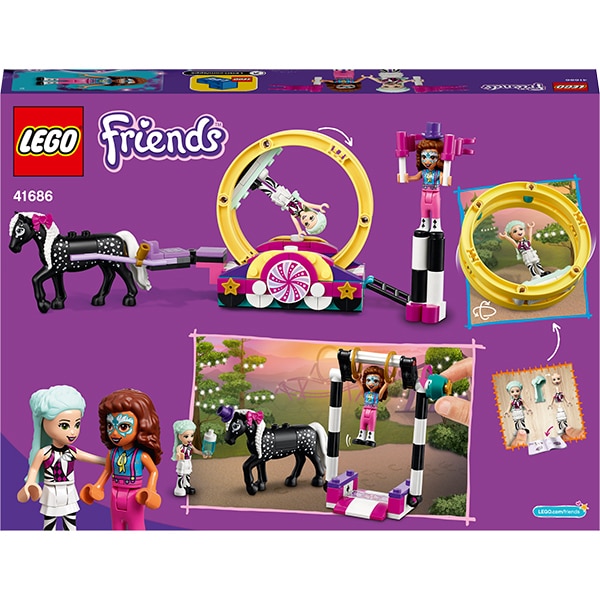 LEGO Friends: Acrobatii magice 41686, 6 ani+, 223 piese