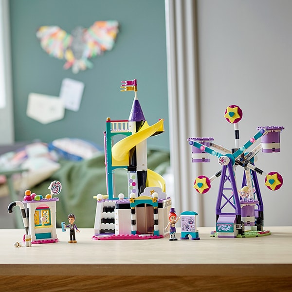 LEGO Friends: Roata si tobogan magic 41689, 7 ani+, 545 piese