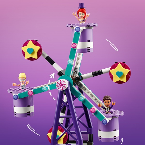 LEGO Friends: Roata si tobogan magic 41689, 7 ani+, 545 piese