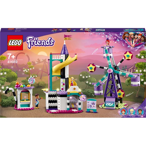 LEGO Friends: Roata si tobogan magic 41689, 7 ani+, 545 piese