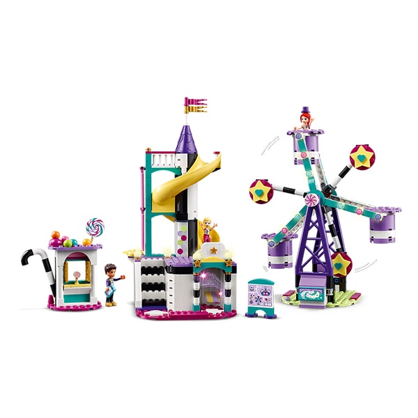 LEGO Friends: Roata si tobogan magic 41689, 7 ani+, 545 piese