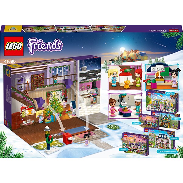 LEGO Friends: Calendar Advent 41690, 6 ani+, 370 piese