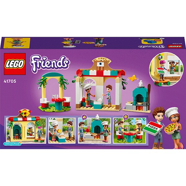 LEGO Friends: Pizzeria din orasul Heartlake 41705, 5 ani+, 144 piese