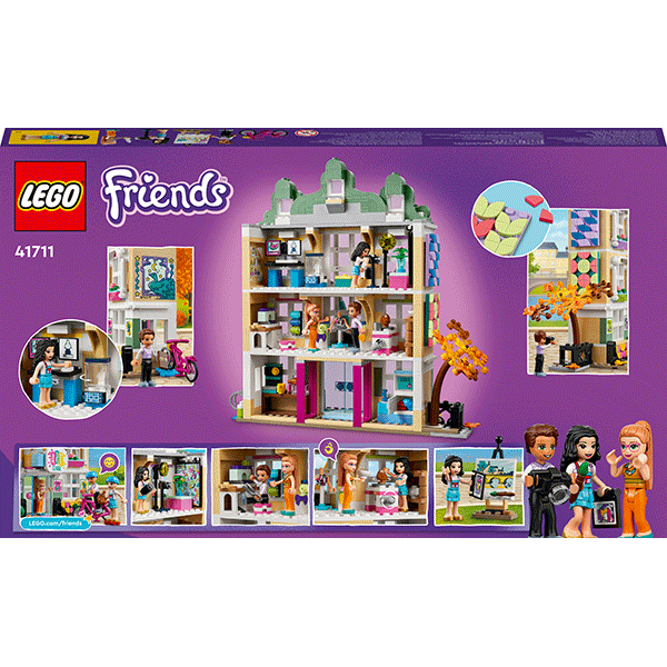 LEGO Friends: Scoala de arte a Emmei 41711, 8 ani+, 844 piese