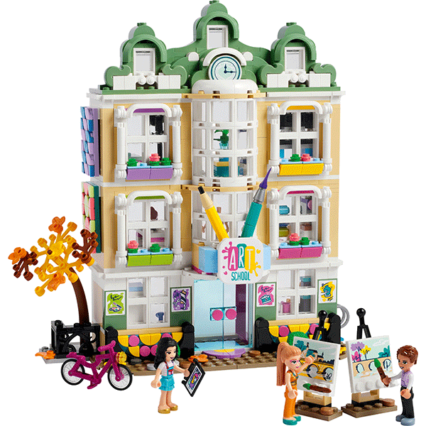 LEGO Friends: Scoala de arte a Emmei 41711, 8 ani+, 844 piese