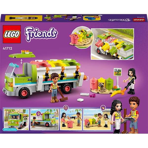 LEGO Friends: Camion de reciclare 41712, 6 ani+, 259 piese