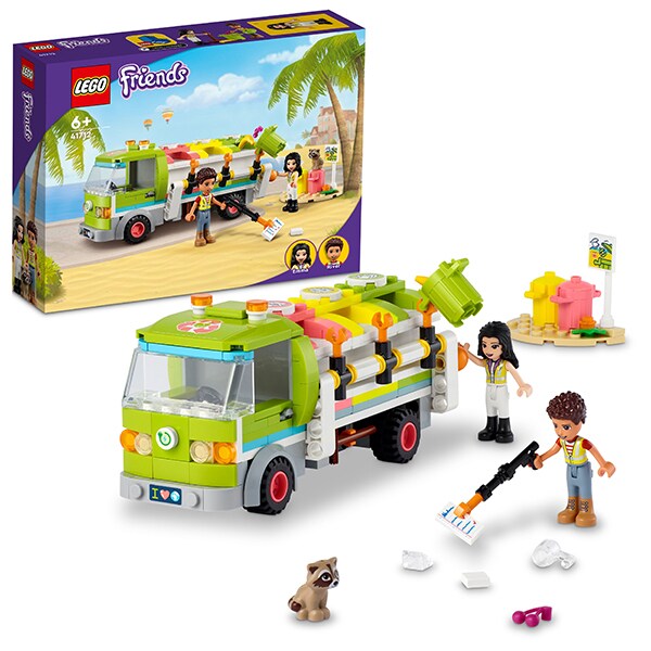 LEGO Friends: Camion de reciclare 41712, 6 ani+, 259 piese