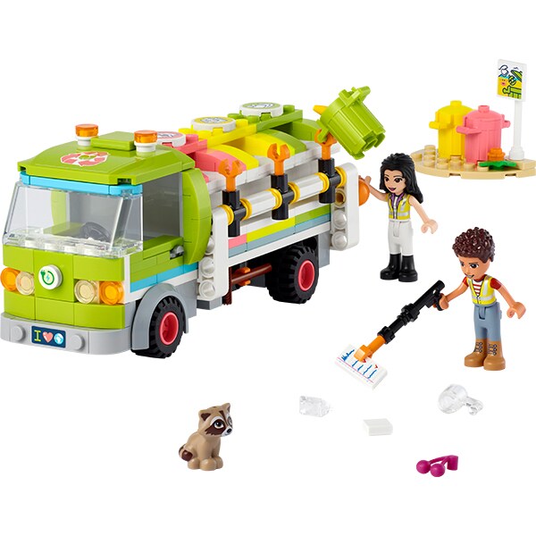 LEGO Friends: Camion de reciclare 41712, 6 ani+, 259 piese